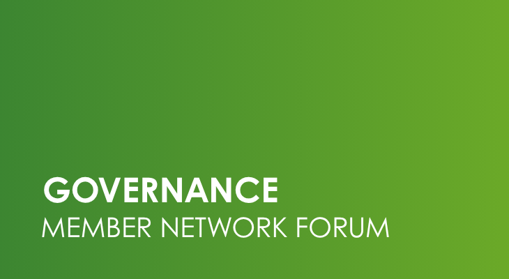 Governance Member Network Forum